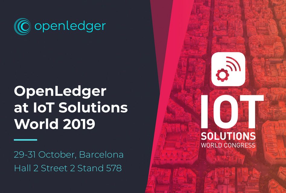 Meet OpenLedger at IoT Solutions World Congress in Barcelona