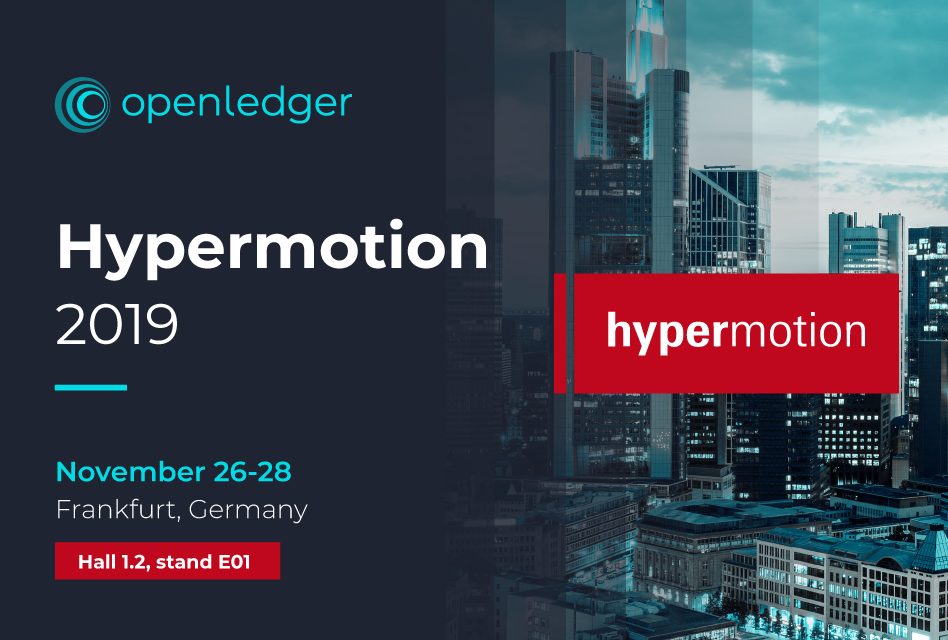 OpenLedger to Attend Hypermotion 2019